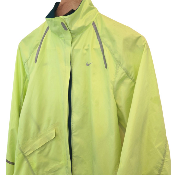 Nike Storm-Fit Jacket Windbreaker Running Biking Yellow Women's Small - Picture 3 of 10